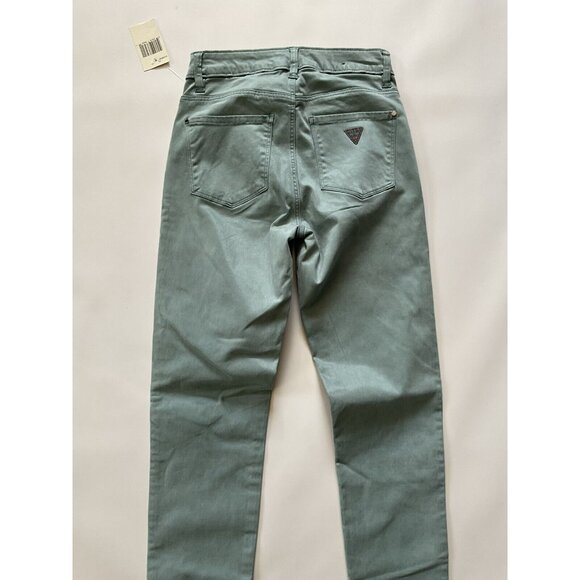 Guess Women’s Pastel Sexy Curve Mid Rise Skinny Jeans Dusty Teal Size 27 - Picture 11 of 12